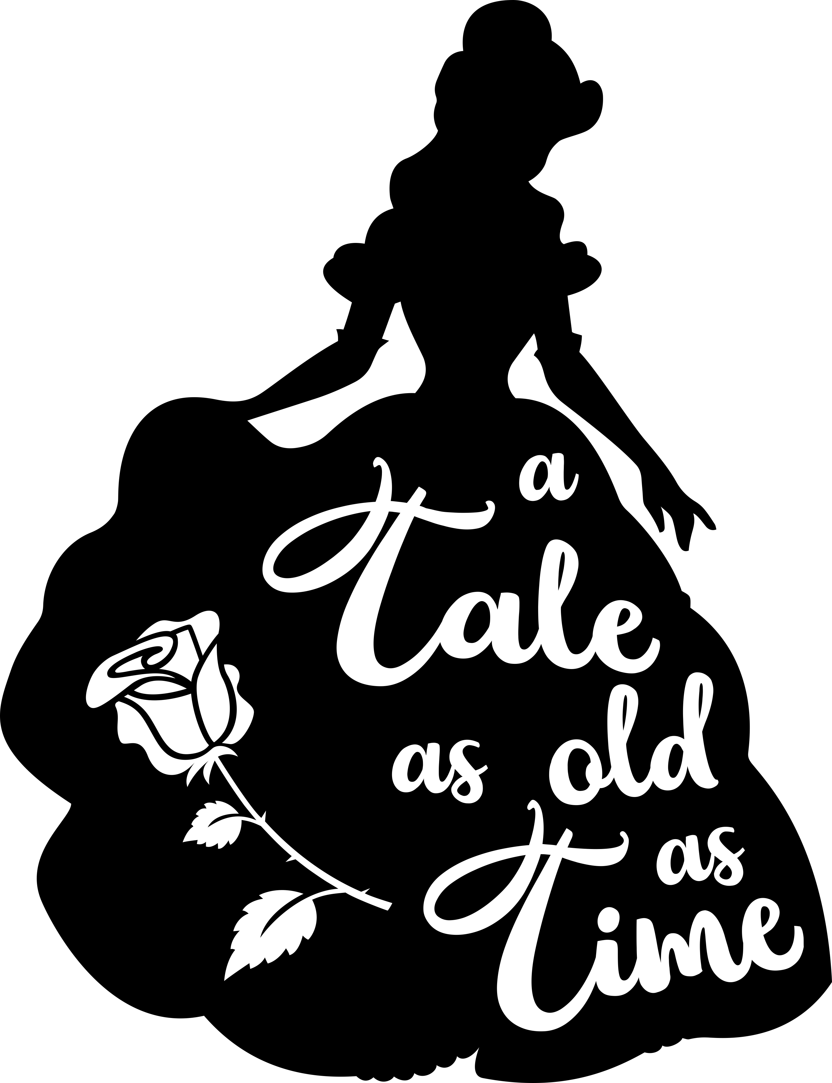 Beauty Beast 10 Outline Drawing Svg Vector Free Vectors